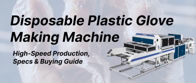 Disposable Glove Making Machines That Run 300 Gloves a Minute With No Knife to Adjust