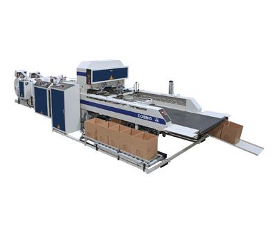 Fully Automatic High Speed 2 Lines T-Shirt Bags Making Machine For In-Line Auto Packagin System / ST-99-AP
