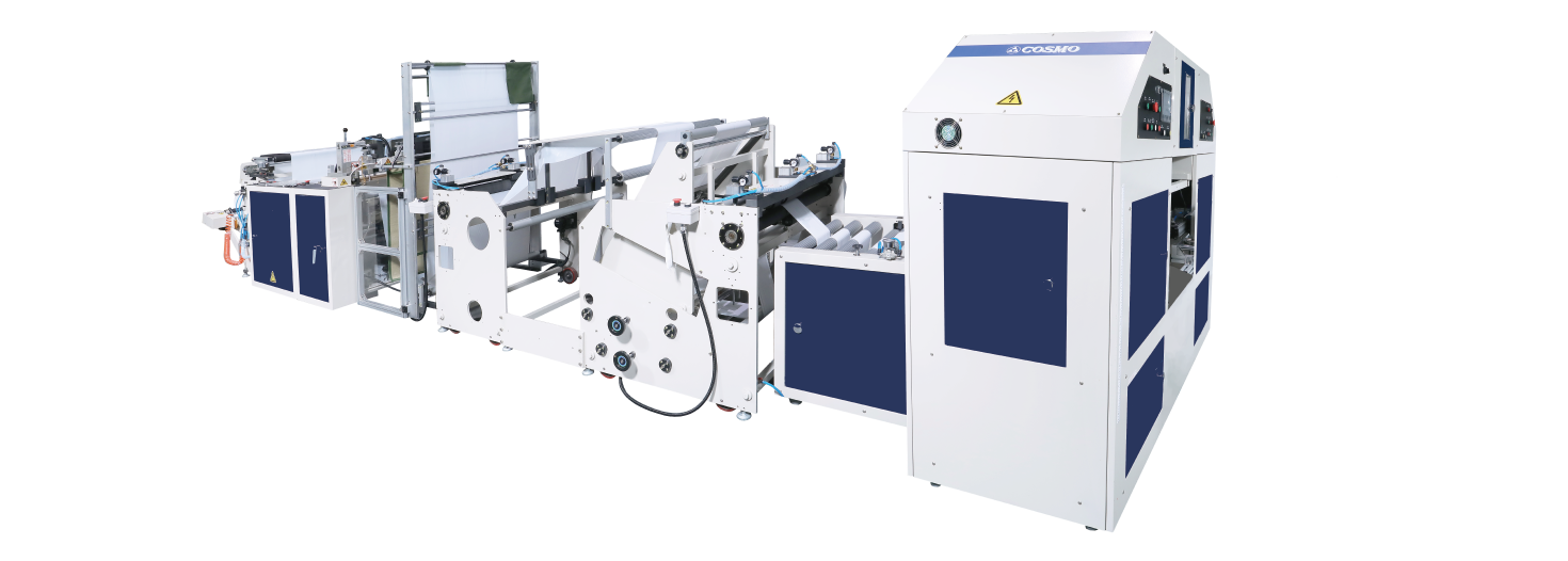 Single Line On core & Core-less Bags-On-Roll Making Machine / SMNR/CR-1000