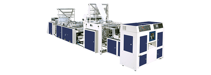 Fully Autimatic S Shape Bag & Perforation Core-less Garbage Bag-On-Roll Making Machine / SRMR-100-R+OS+S+CF