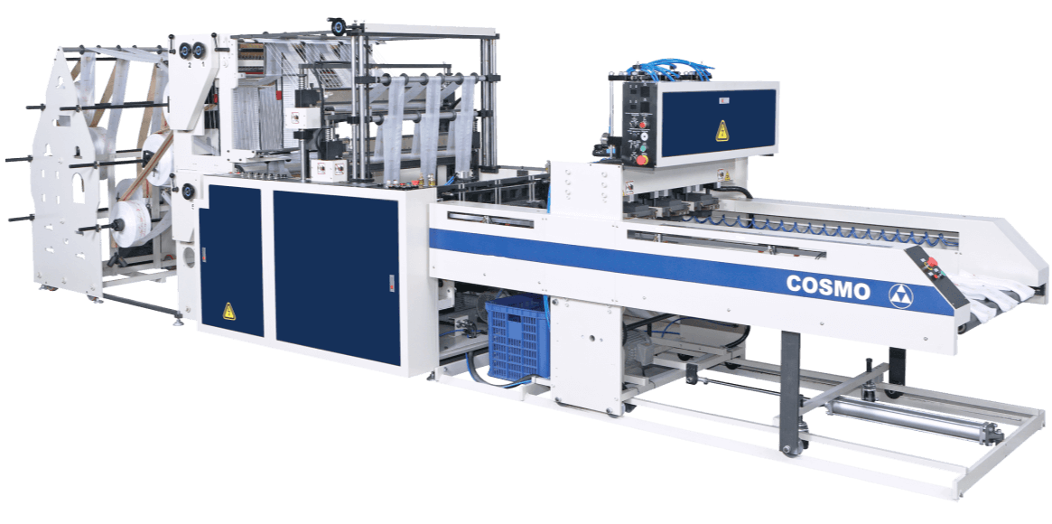 Fully Automatic 6 Tracks T-Shirt Bag & Bottom Seal Bag Making Machine Fully Automatic 6 Tracks T-Shirt Bag & Bottom Seal Bag Making Machine