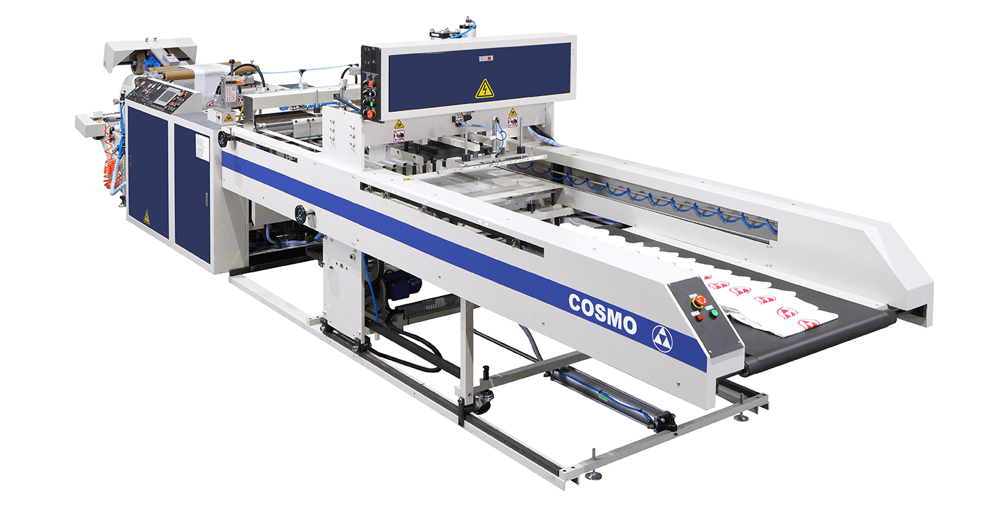 Fully Automatic High Speed Single Line T-Shirt Bags Making Machine / SA-28 Fully Automatic High Speed Single Line T-Shirt Bags Making Machine / SA-28