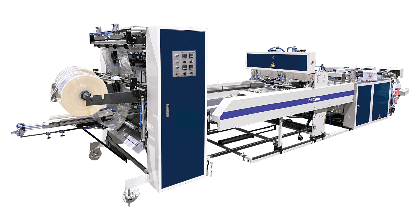 Fully Automatic High Speed 2 Lines T-Shirt Bags Making Machine with Auto Packaging Unit Fully Automatic High Speed 2 Lines T-Shirt Bags Making Machine with Auto Packaging Unit