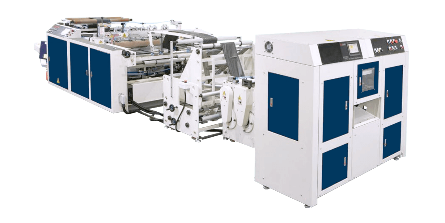 Fully Automatic Coreless Bottom Seal & Star Seal (Perforation Bag & S Shape Bag) Bag-on-Roll Making Machine