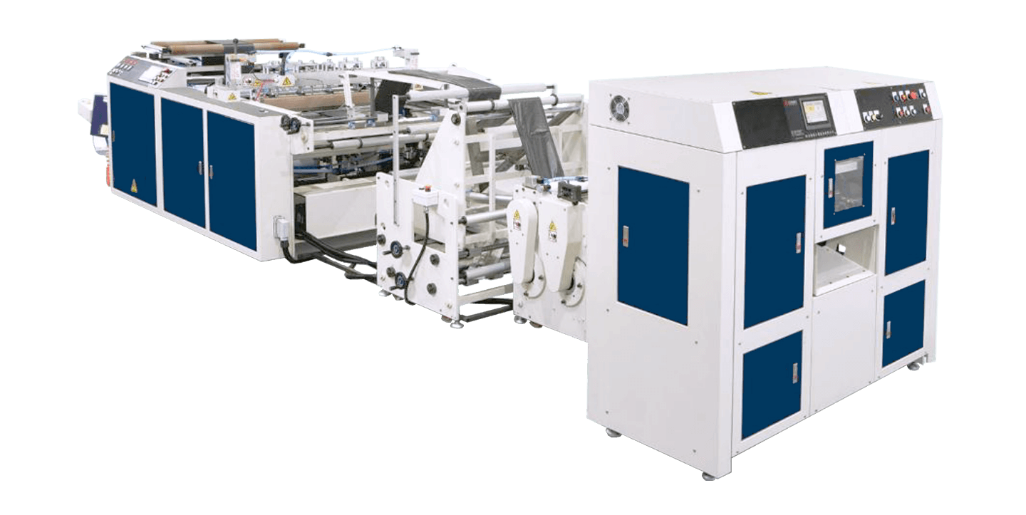 Fully Automatic Coreless Bottom Seal & Star Seal (Perforation Bag & S Shape Bag) Bag-on-Roll Making Machine Fully Automatic Coreless Bottom Seal & Star Seal (Perforation Bag & S Shape Bag) Bag-on-Roll Making Machine