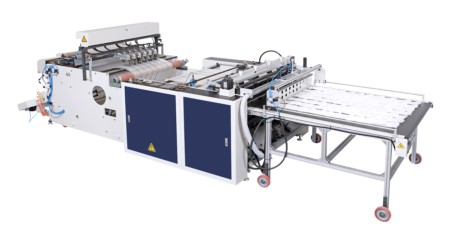 Fully Automatic Bottom Seal Bags Making Machine with Hot-Slittings System