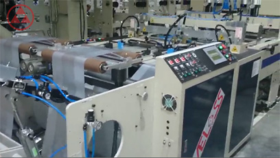 Fully Automatic High Speed 2 Lines T-Shirt Bags Making Machine / ST-88-500