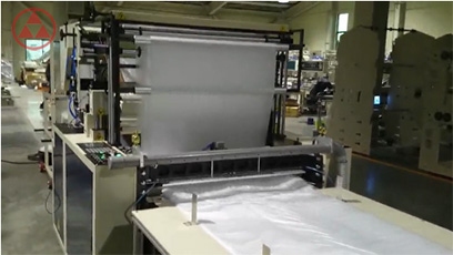 2 Tracks Bottom Seal Bags Making Machine (Manual Puncher For T-Shirt Bags) / SCB-1100-L2